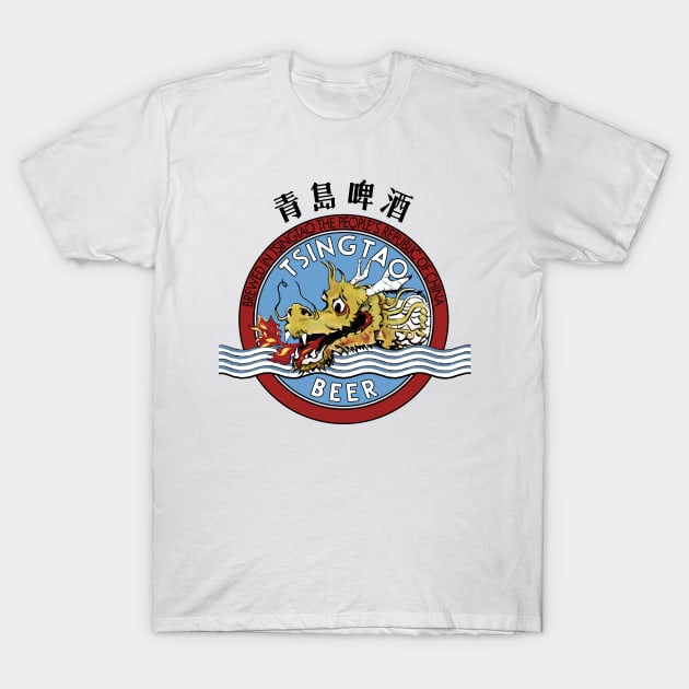 The Dealer's 1986 Tsingtao Beer Tee T-Shirt by PreservedDragons